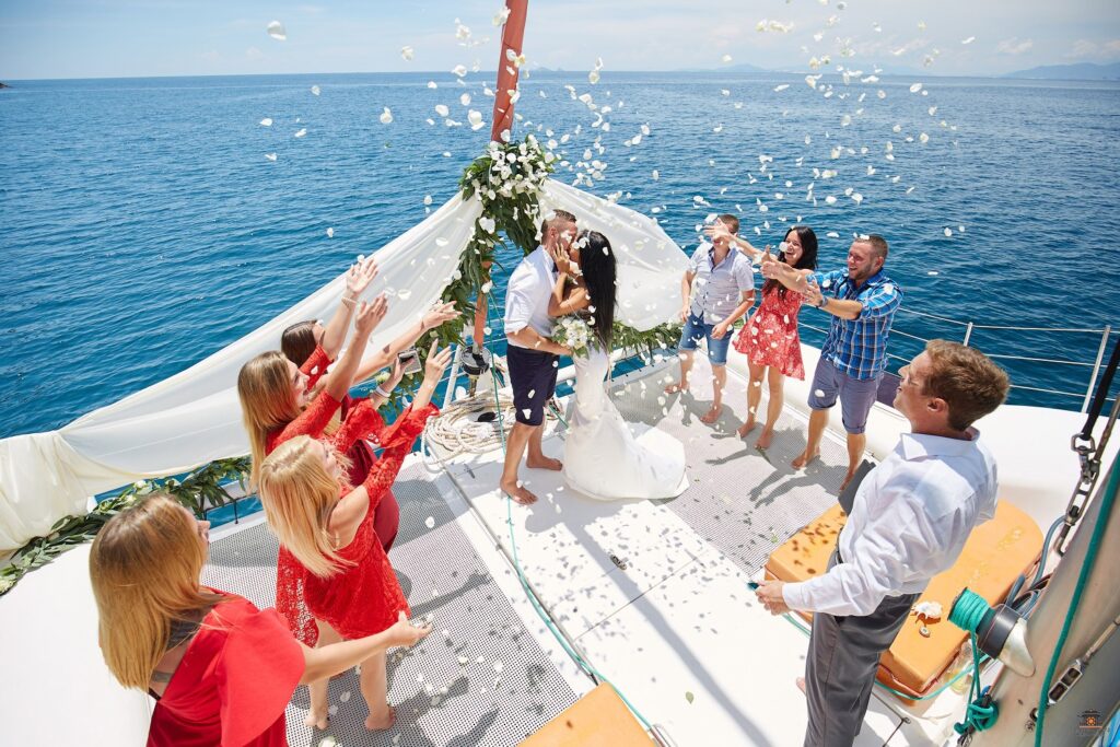 wedding on a boat